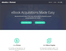 Tablet Screenshot of ebooksareforever.com